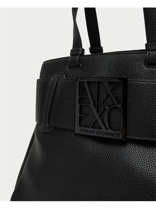 Borsa a mano grande AX in ecopelle ARMANI EXCHANGE | XW000285-AF11902UC001